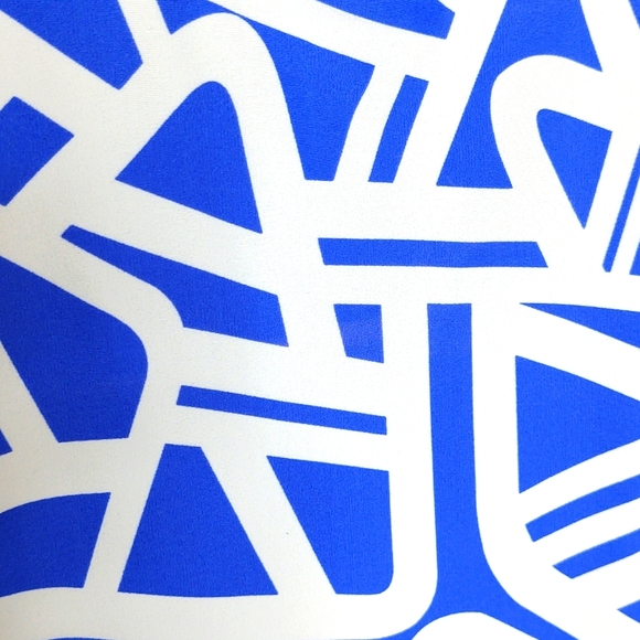 Jude Connally💙 🤍Willow Abstract Geo Cobalt Dress, size large 🆕 - Picture 3 of 8